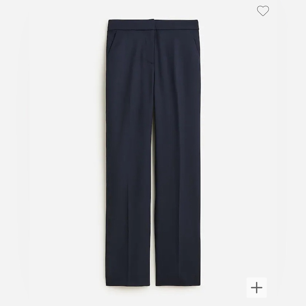 J. Crew Kate straight-leg pant in Italian city wool blend